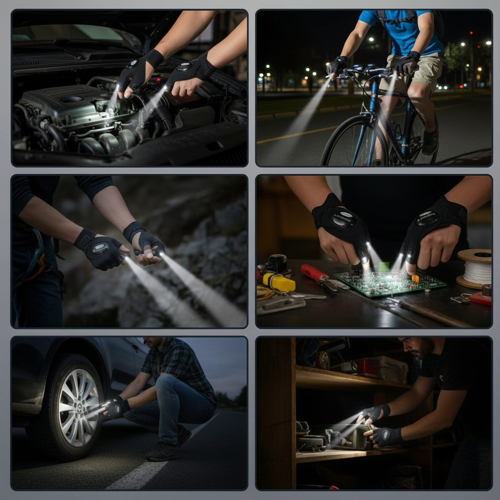 FlashGrip™ — LED Flashlight Gloves