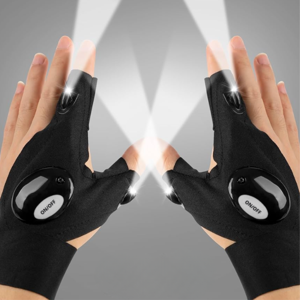 FlashGrip™ — LED Flashlight Gloves